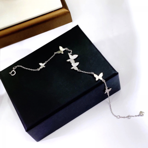 Solid Silver with 18k Gold Plated Bracelet