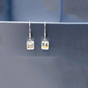 Silver & Swarovski Crystal Hand Made Earrings
