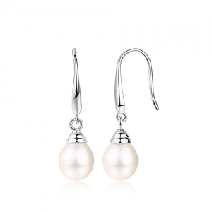 Classic Natural Drop Pearl Earrings
